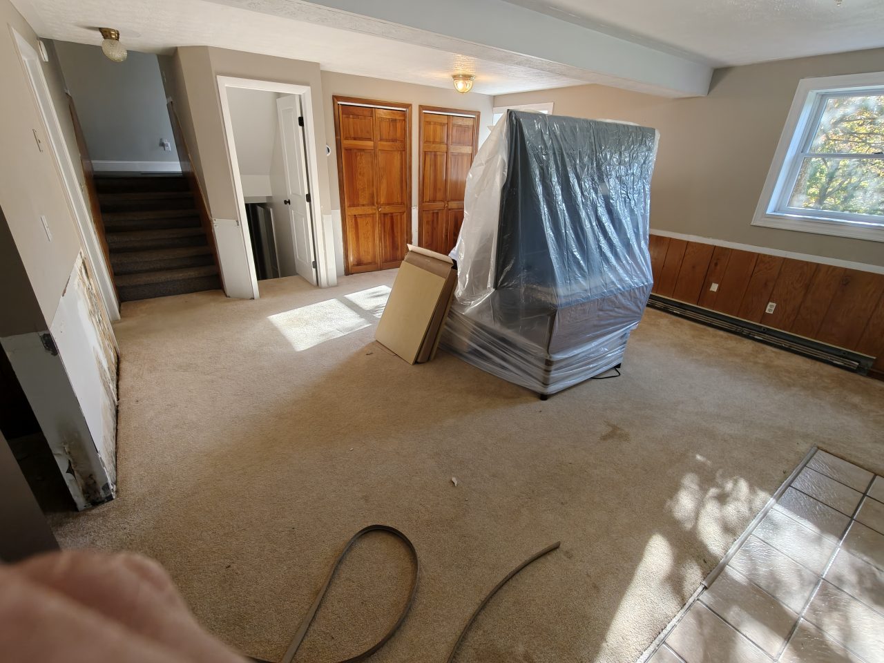 Before picture of basement