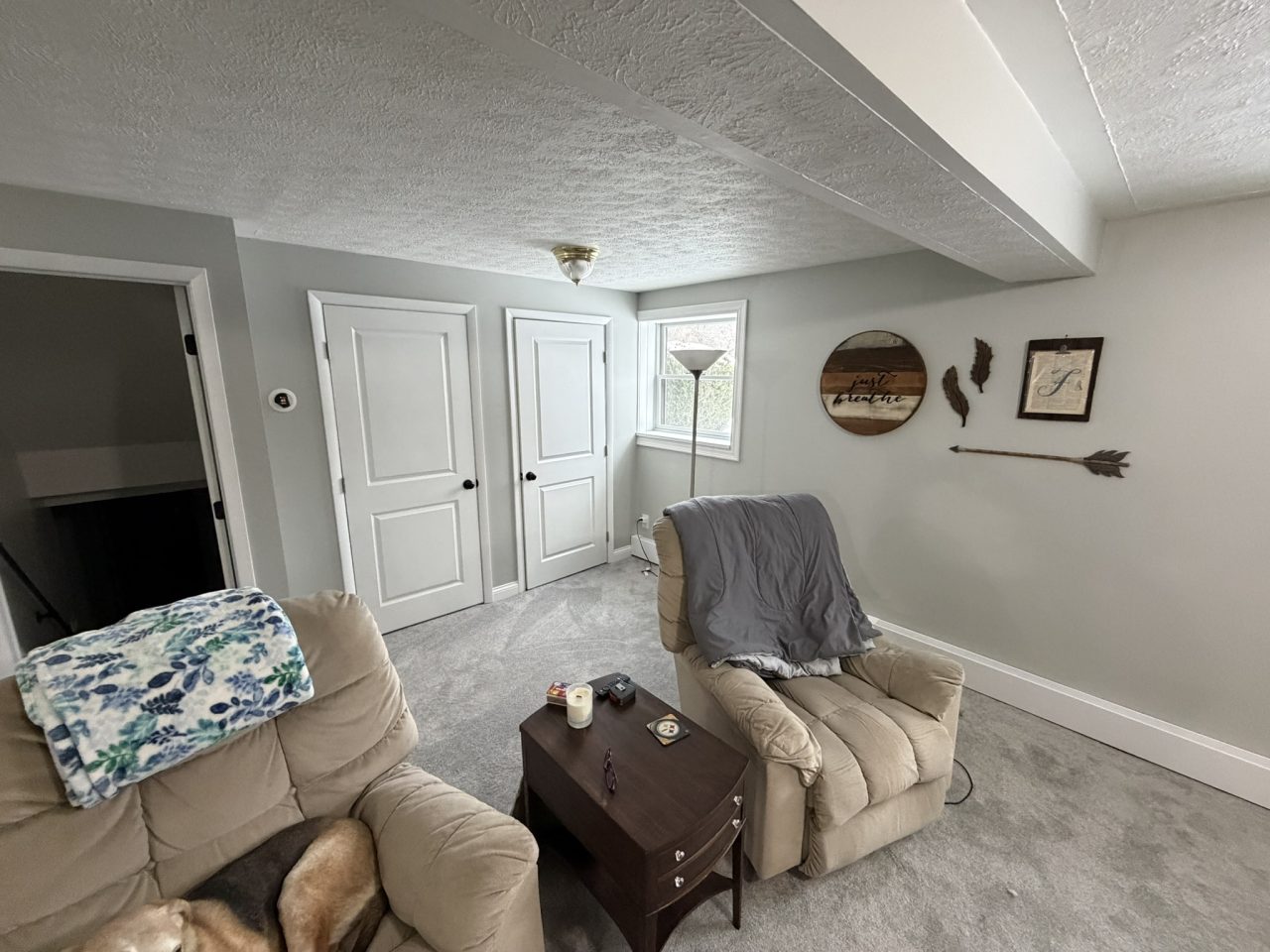 After picture of basement