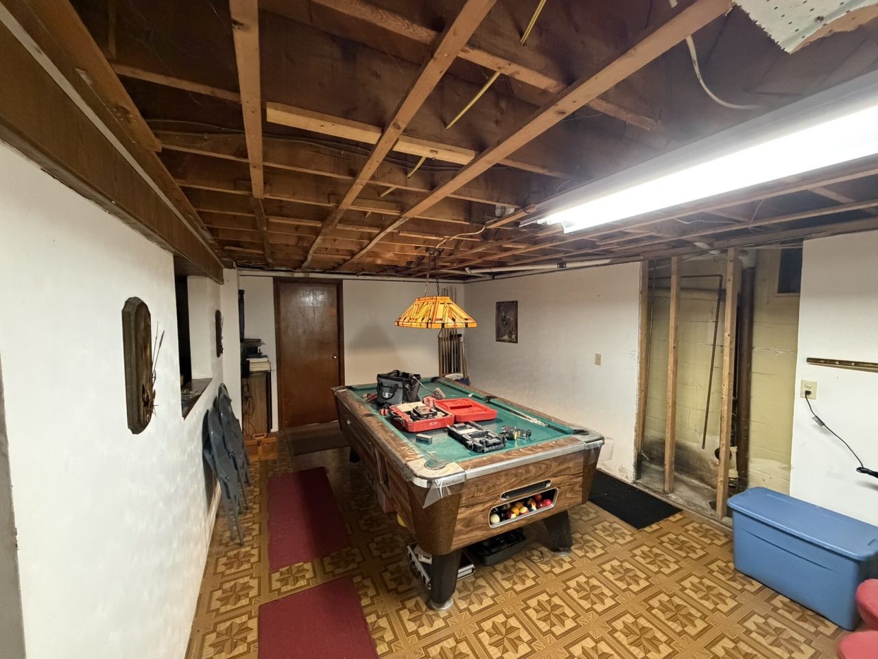 Before picture of basement