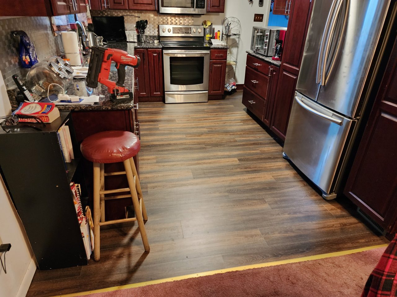 Picture of finished flooring