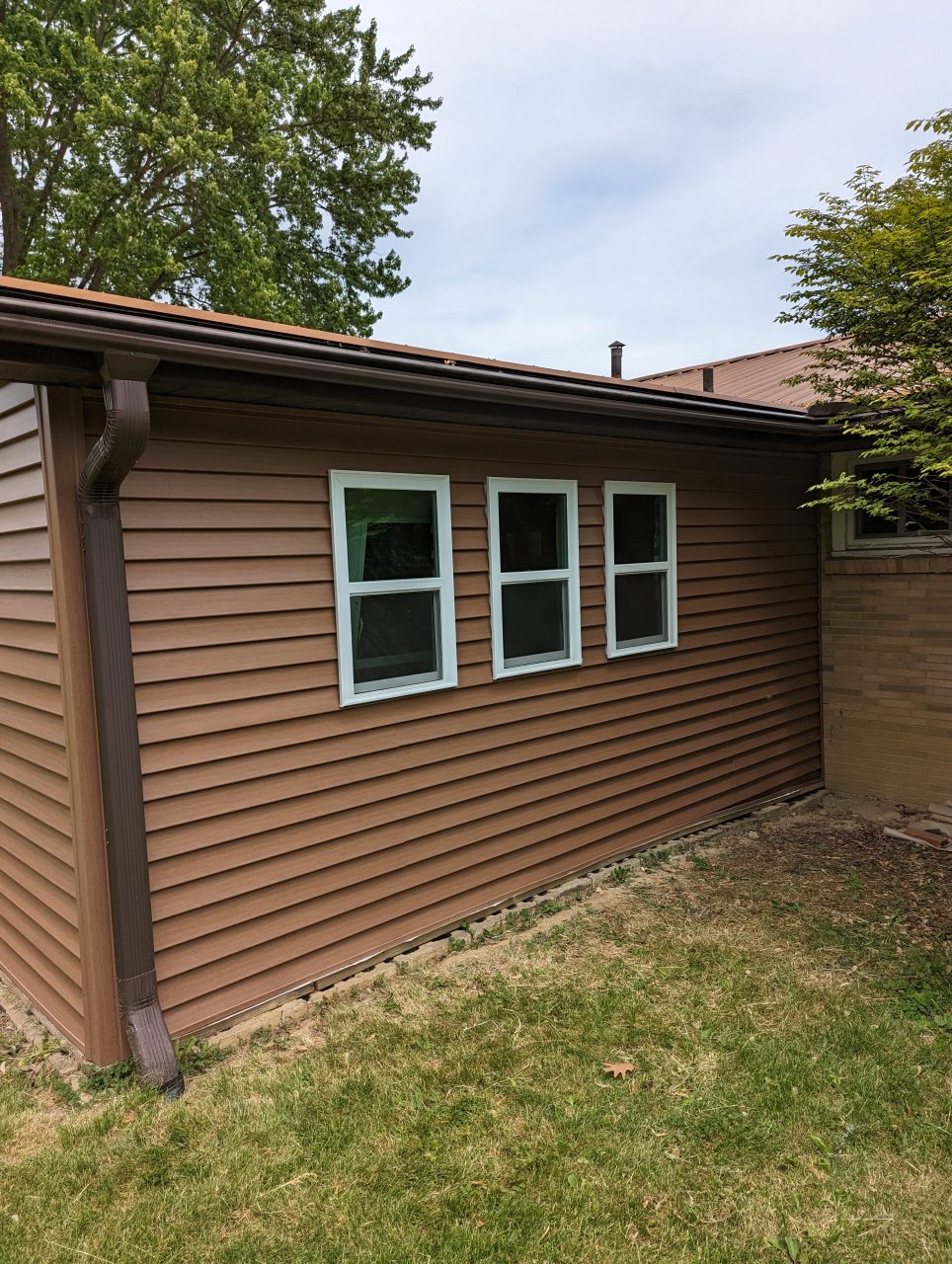 Side view of new space